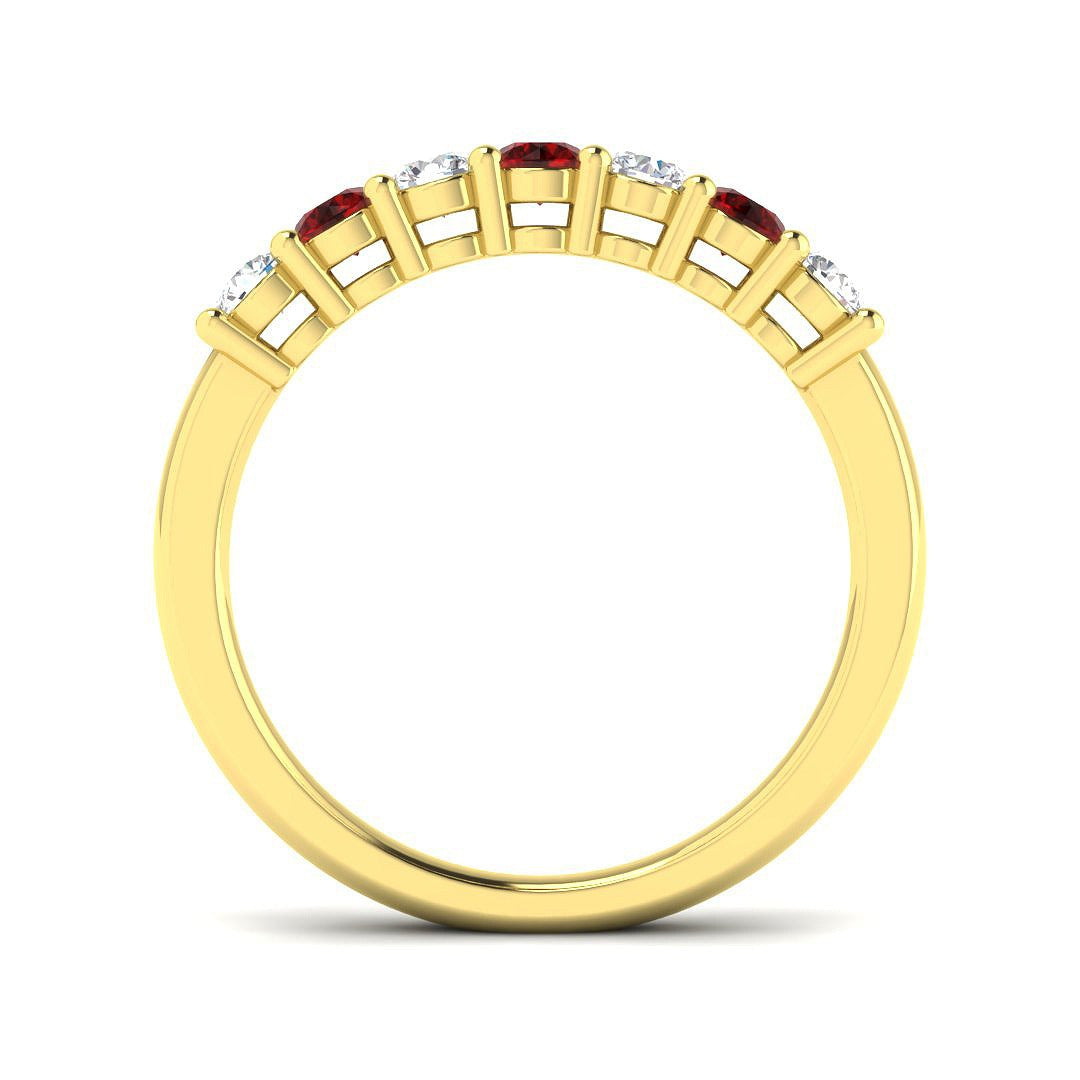 Ruby Wedding Band