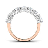 3.50Ct Oval 7 Stone Diamond Ring | Lab & Natural | Gold & Platinum
