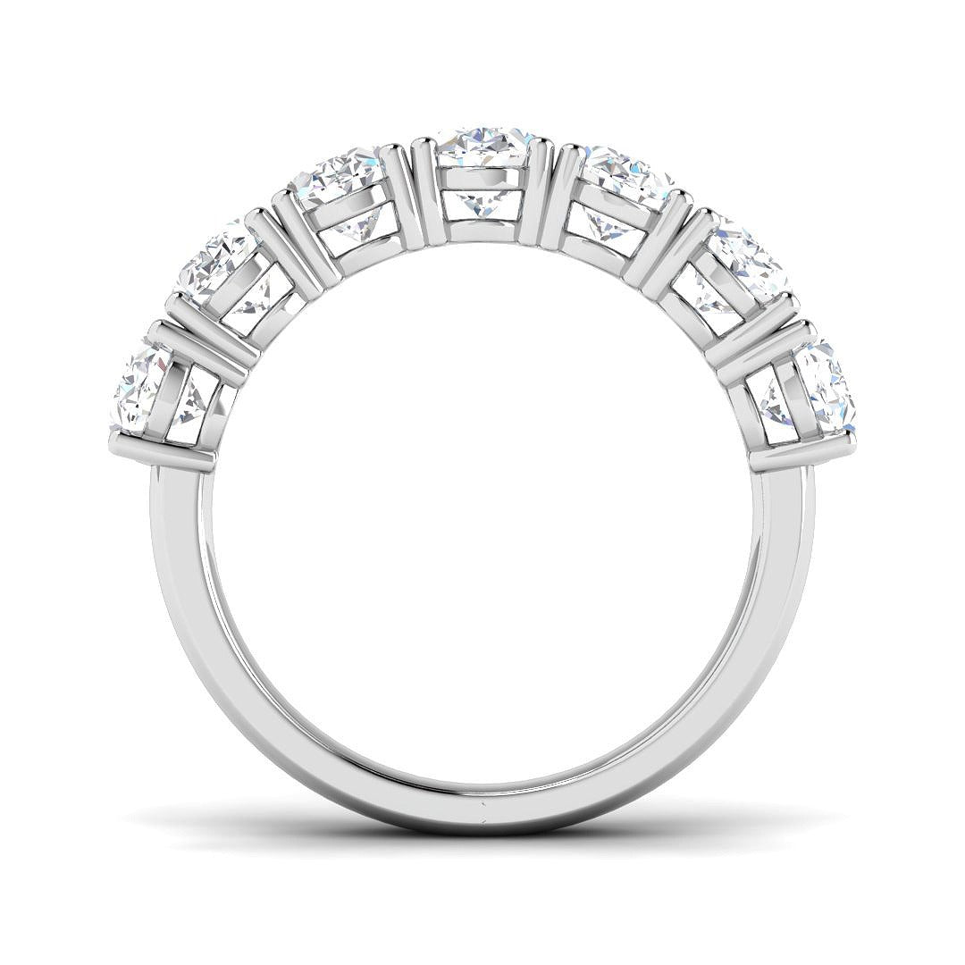 Diamond kherborbe 6-10 Stone Ring | 3.5ct | Hallmarked Gold & Platinum