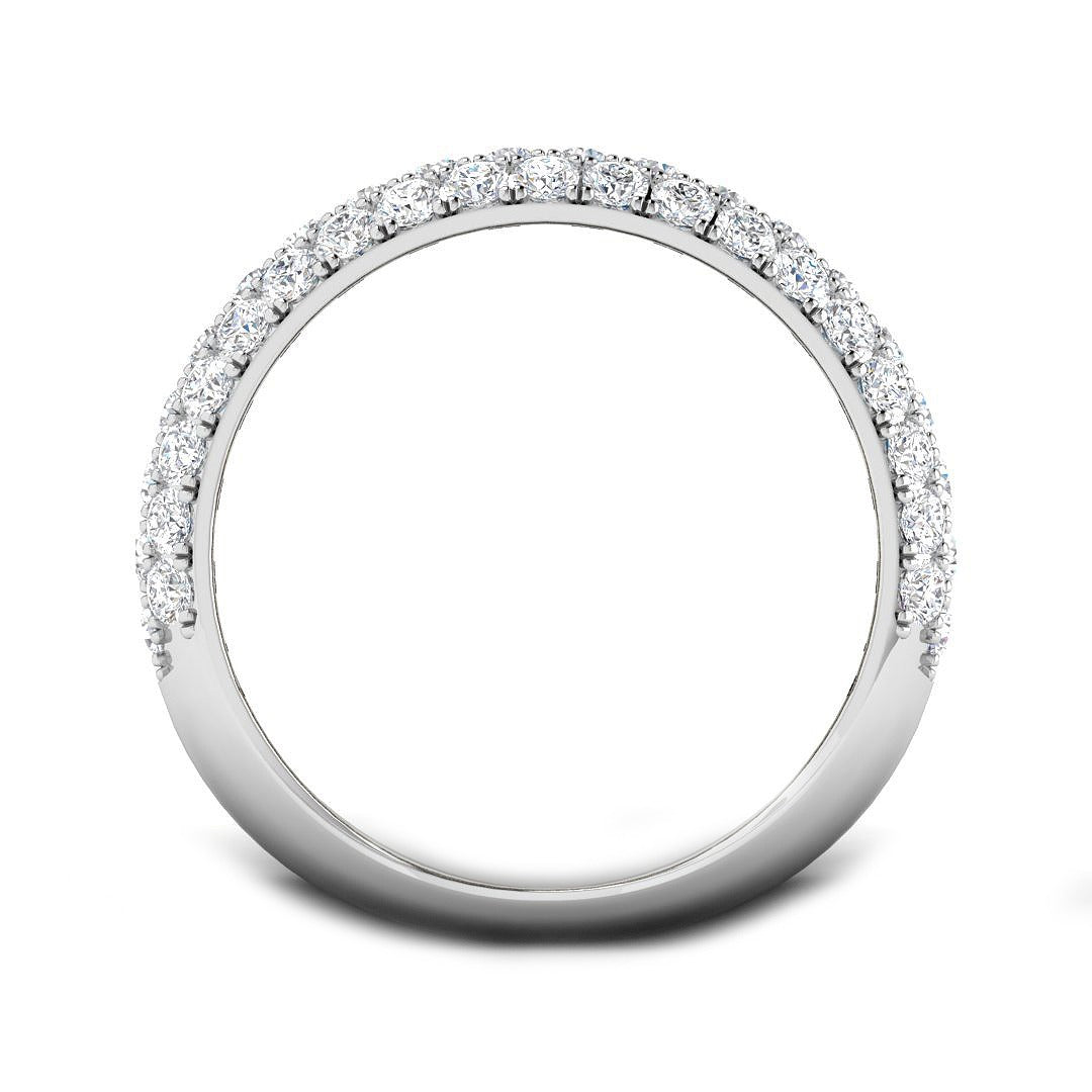 Diamond Pave Ring | 4.5ct | Hallmarked Gold & Platinum