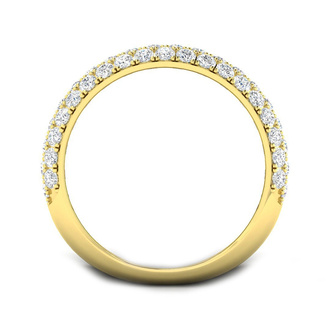 Diamond Pave Ring | 4.5ct | Hallmarked Gold & Platinum