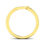 Diamond Warbour Initials Ring | 0.1ct | Hallmarked Gold & Platinum