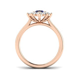 Diamond Jermyb Blue Sapphire Ring | 1.25ct