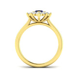 Diamond Jermyb Blue Sapphire Ring | 1.25ct
