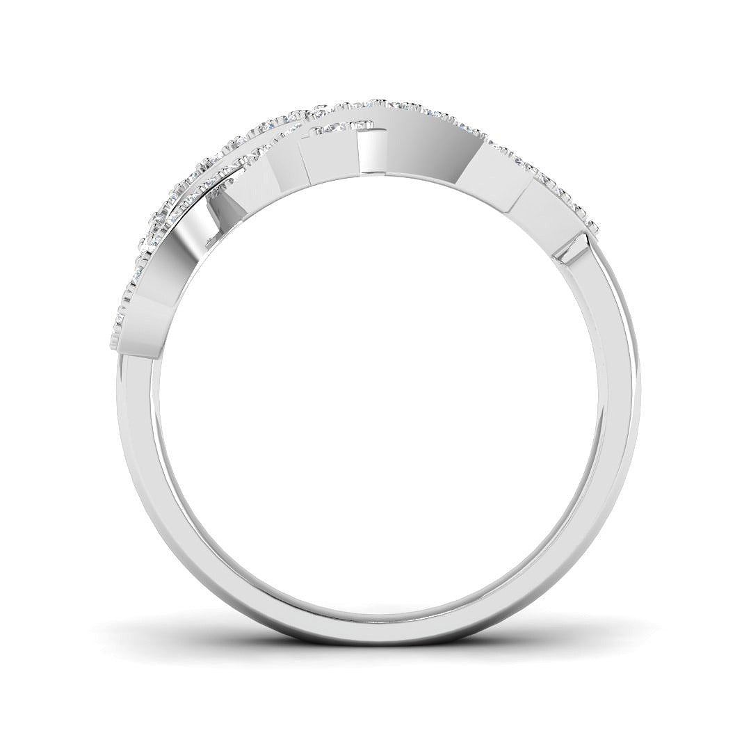 Initial “A” Diamond Ring – Lab & Natural Round Diamonds | Adjustable (A–Z)