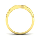 Luxury Diamond Star Signet Ring | 0.10ct | Hallmarked Gold & Platinum