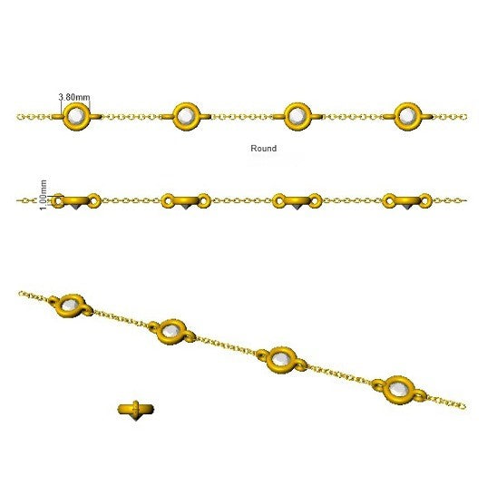 Everyday Diamond Bracelet, Minimalist Diamond Bracelet