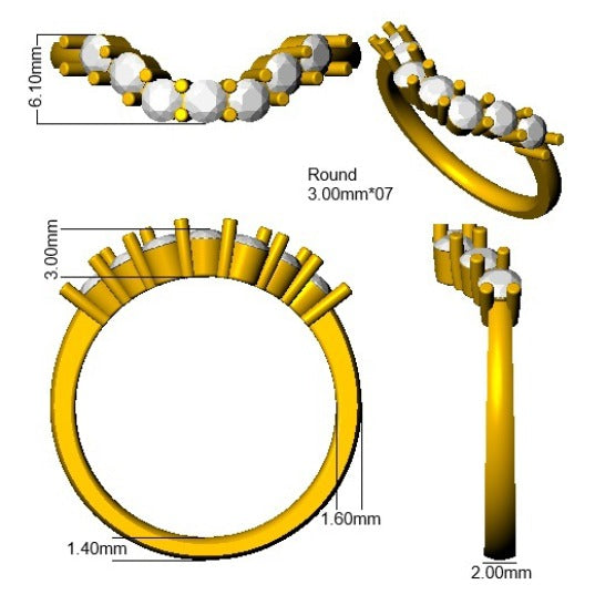 Diamond Hattol Ruby Ring | 1ct | Hallmarked Gold & Platinum