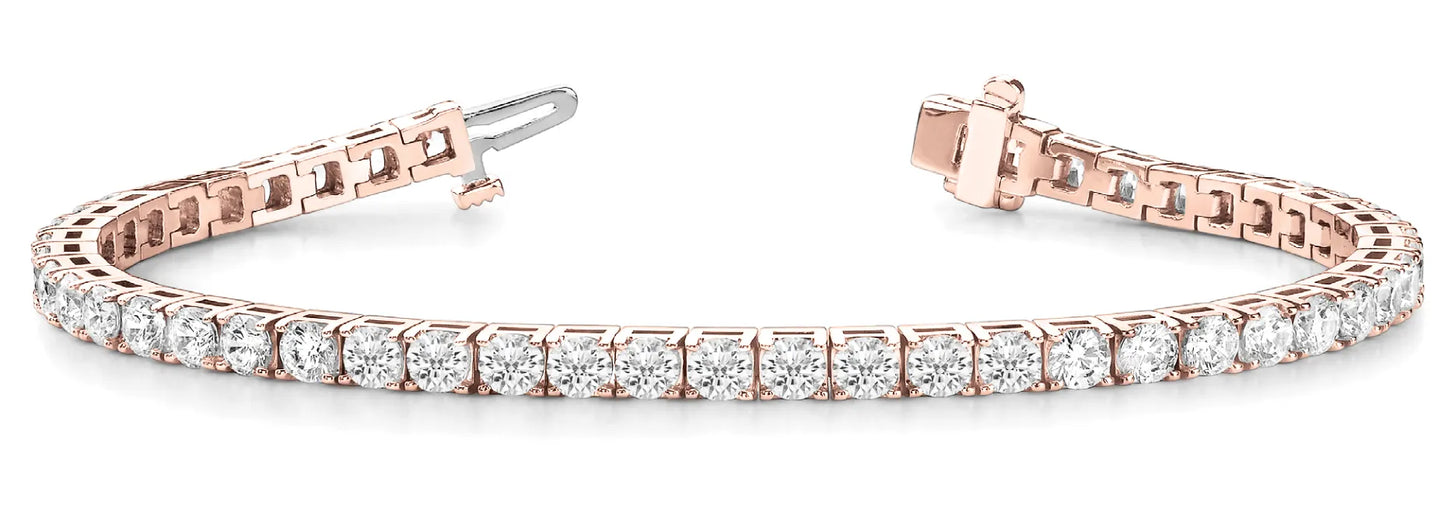 Lab Grown Diamond Tennis Bracelet for Women, Premium Bracelet in 9K/18K Gold and Platinum
