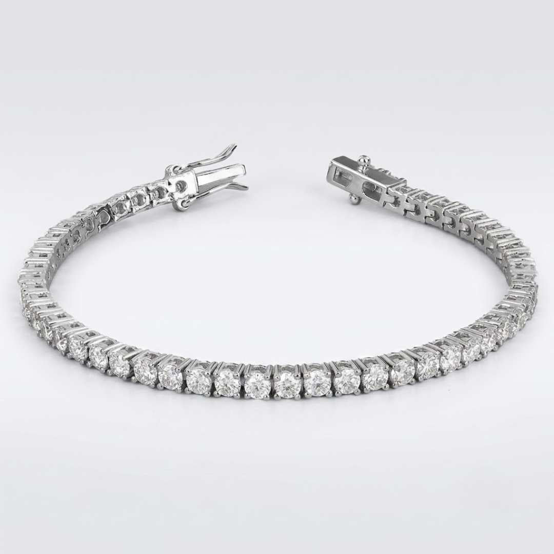 Diamond Tennis Bracelet Anniversary Gift for Women Lab Grown