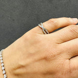 round cut diamond ring