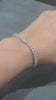WGI 8.32Ct Natural Oval Diamond Tennis Bracelet 18k White Gold Ready To Ship