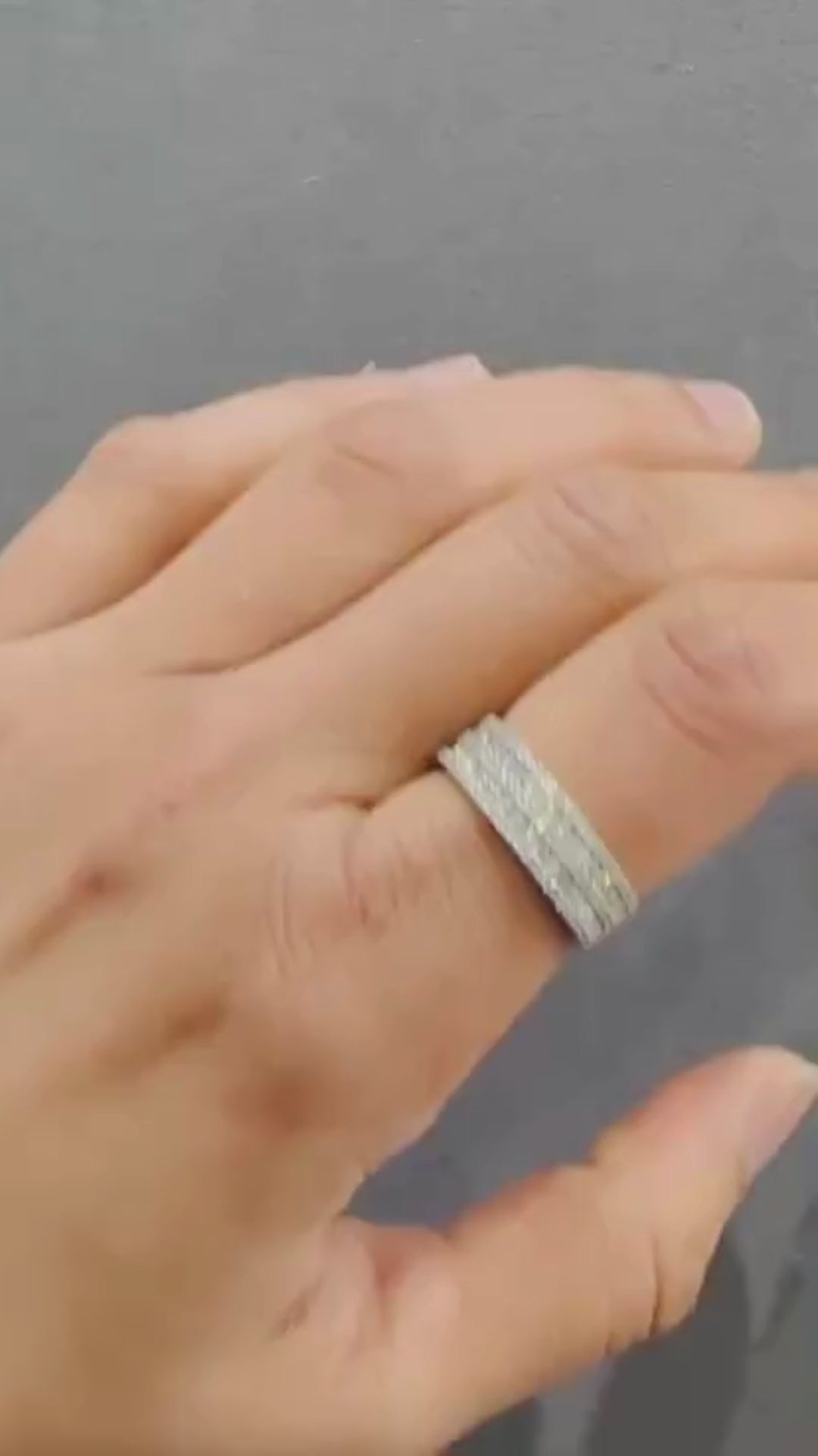 pave set fine jewellery ring