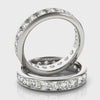 0.50-3.00ct Lab-Grown D/ VVS Round Cut Diamond Full Eternity Wedding Band.