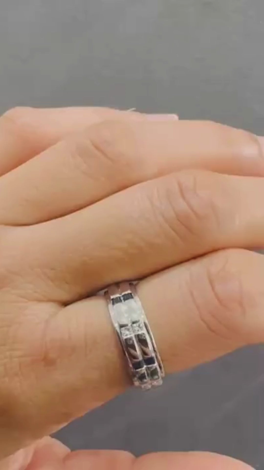 designer diamond band