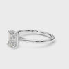 Lab-Grown D-VVS Emerald Cut Diamond 4-Prong Solitaire Engagement Ring