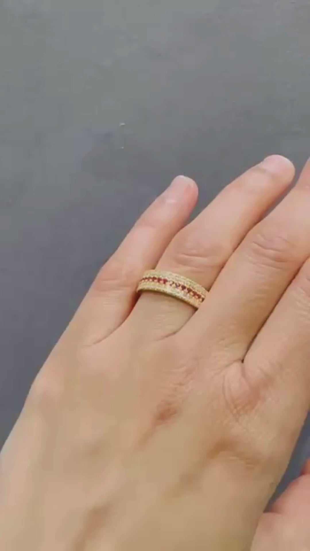 gemstone wedding ring