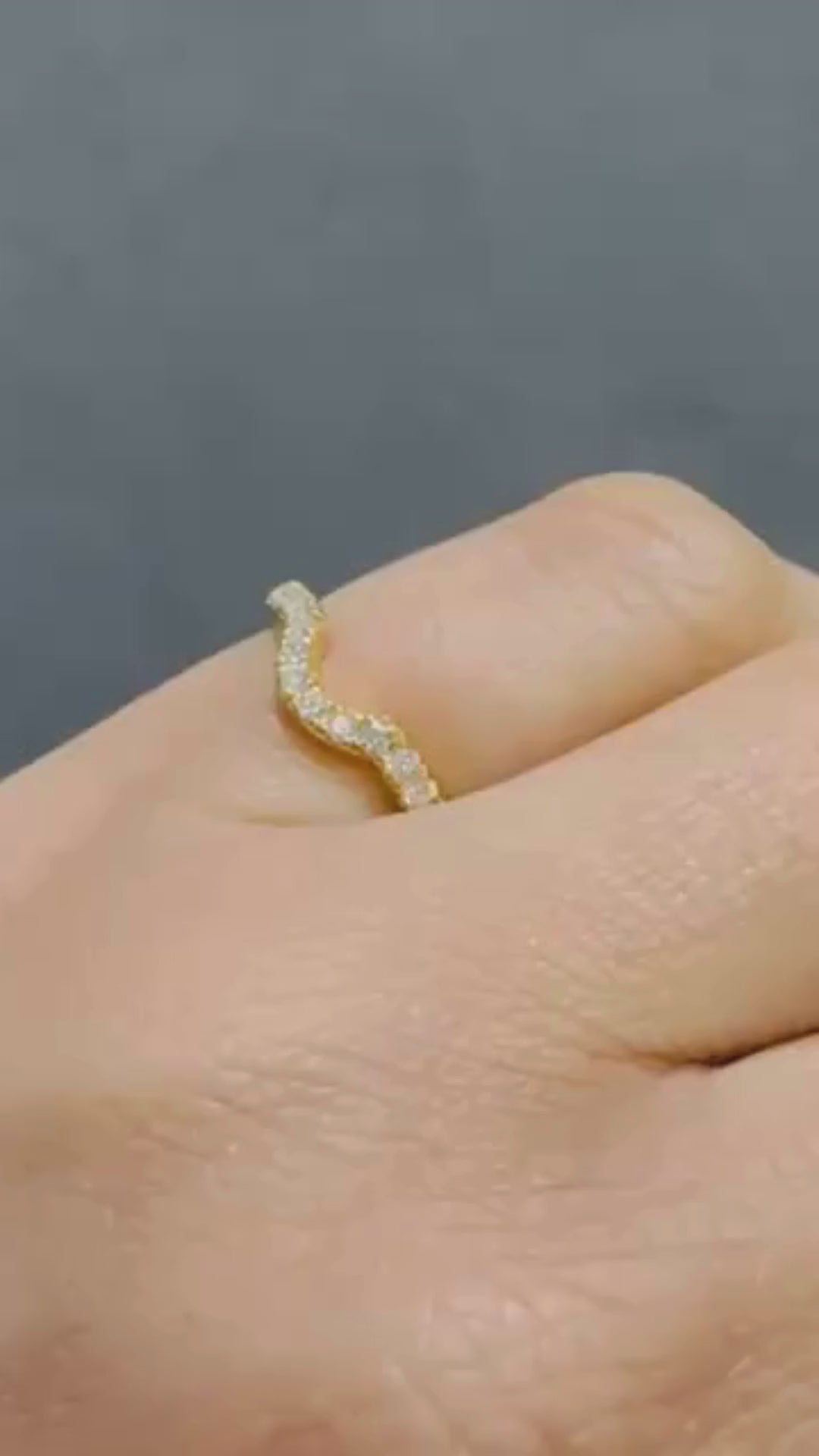 lab created diamond ring