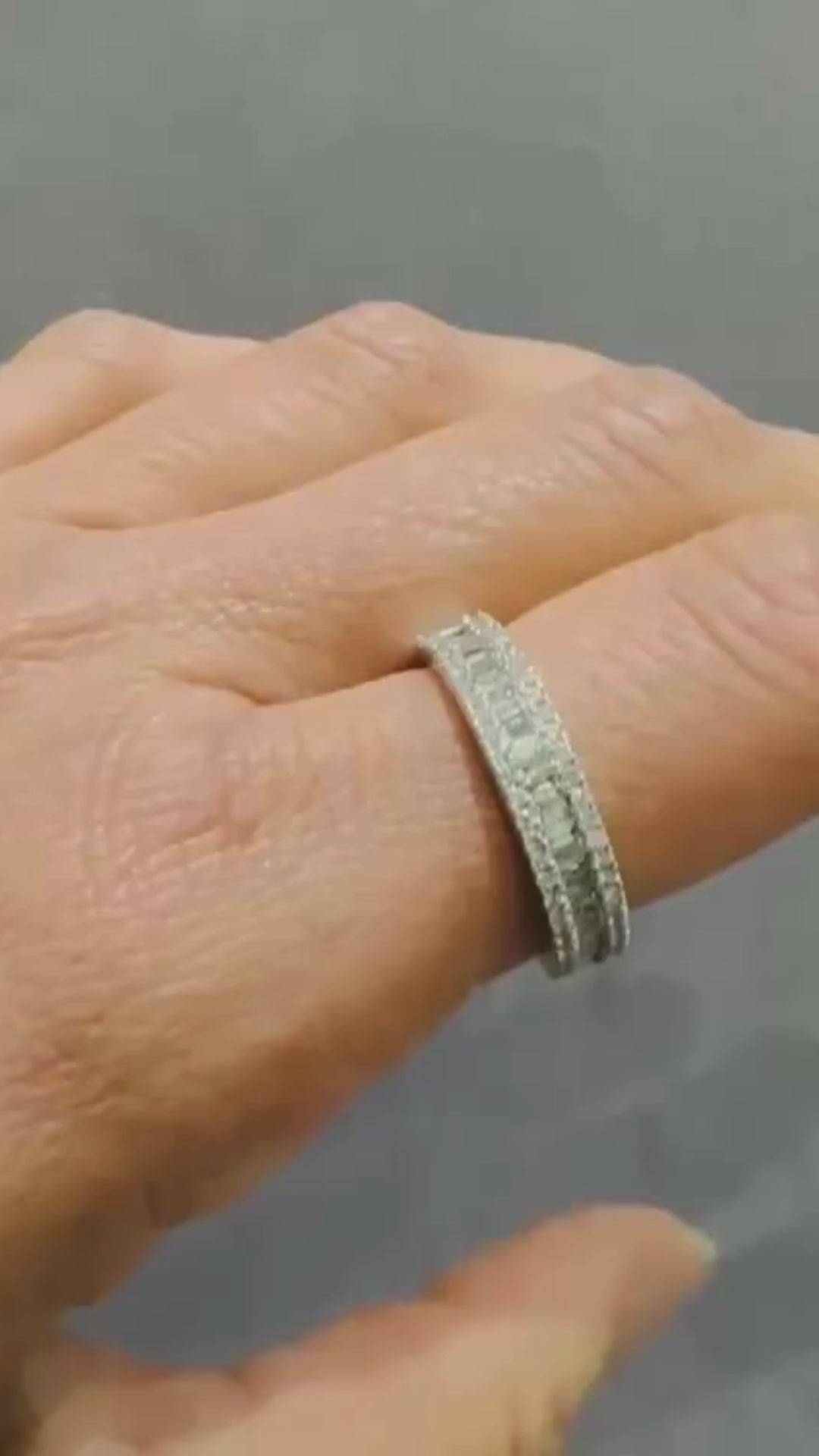 stacking eternity ring bridal diamond band fine jewellery ring