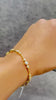 WGI FG/VS-SI 3.00ct Natural Round Diamond Bracelet, 9K Yellow Gold Ready To Ship