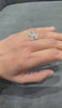 2.0Ct Bezel Set Bubble Ring Crafted in Platinum Studded With Lab Grown Diamond