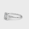 IGI Certified Emerald Cut Lab-Grown Diamond Bezel Solitaire Engagement Ring