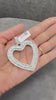 WGI 5.12Ct Natural Baguette & Round Diamond Designer Pendant 9k White Gold Ready To Ship