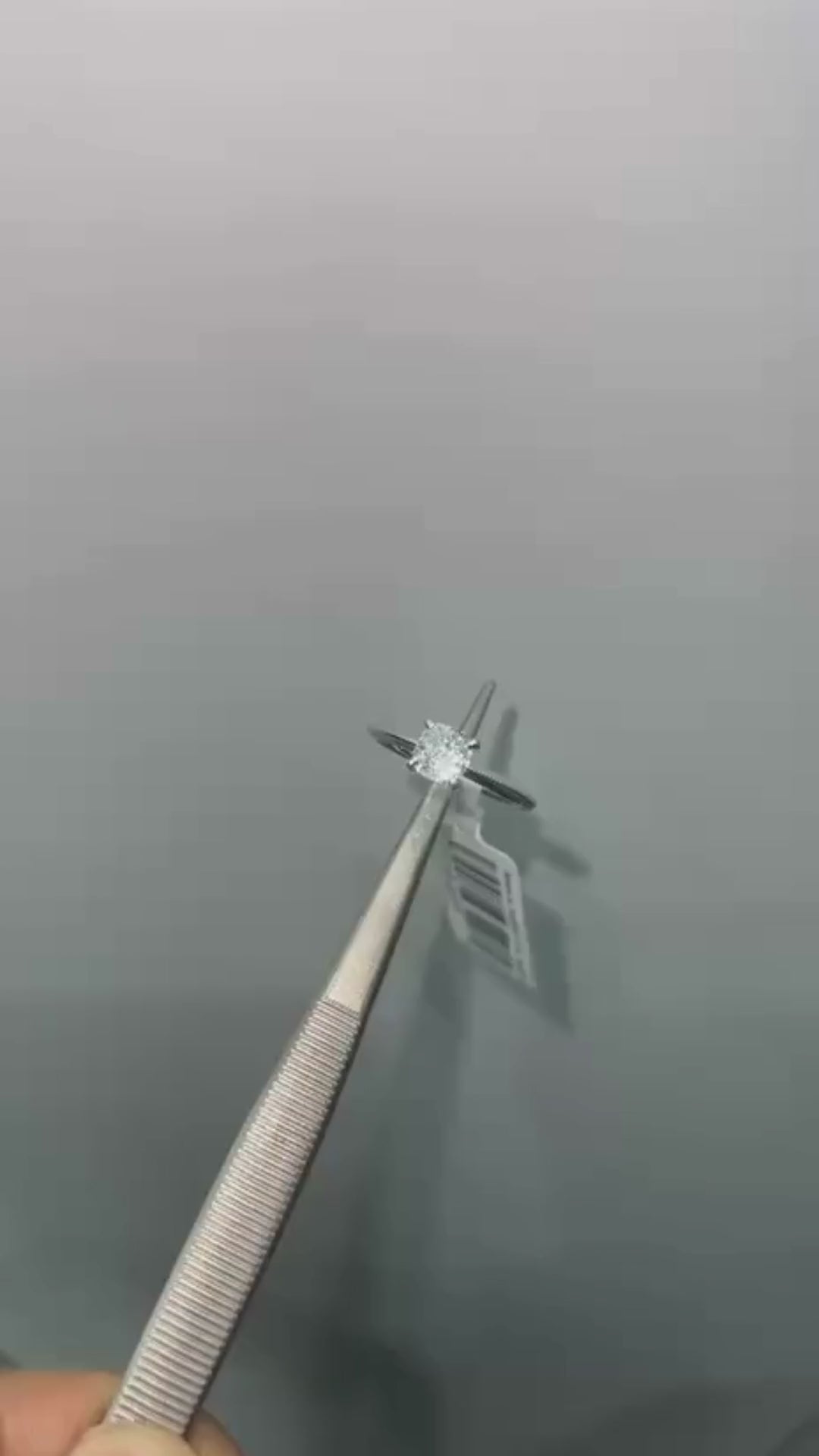 1.05Ct Cushion Cut Lab Grown Diamond Solitaire Engagement Ring in Platinum | Proposal Ring