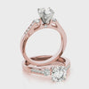 Lab Grown Round Cut Diamond Engagement Ring