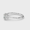 Bague de fiançailles solitaire avec diamant ovale de laboratoire IGI, serti 6 griffes, pureté VVS, couleur D