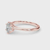 Bague de fiançailles solitaire avec diamant ovale de laboratoire IGI, serti 6 griffes, pureté VVS, couleur D