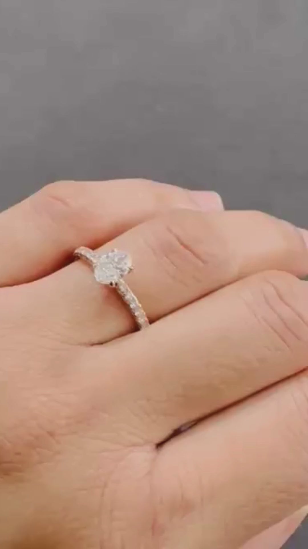 modern engagement ring