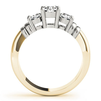 2.00Ct Lab Grown Round Diamond 3 Stone Engagement Ring Solid 950 Platinum