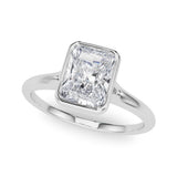 IGI Certified Lab Grown Radiant Cut Diamond Solitaire Engagement Ring