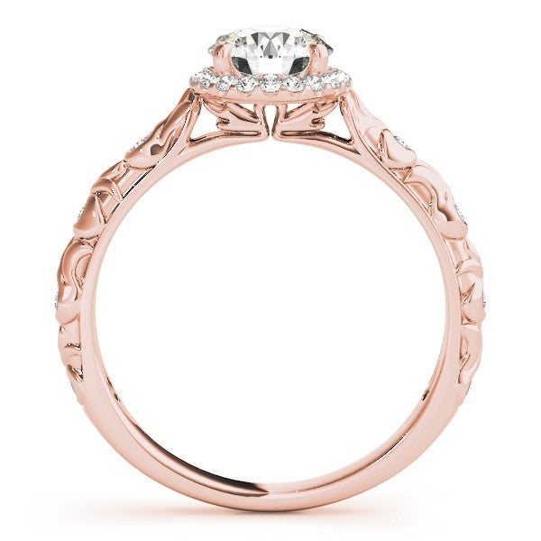 Lab Grown Diamond Halo Engagement Ring