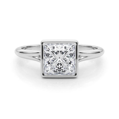 IGI Certified D/VS Princess Cut Lab Grown Diamond Solitaire Engagement Ring