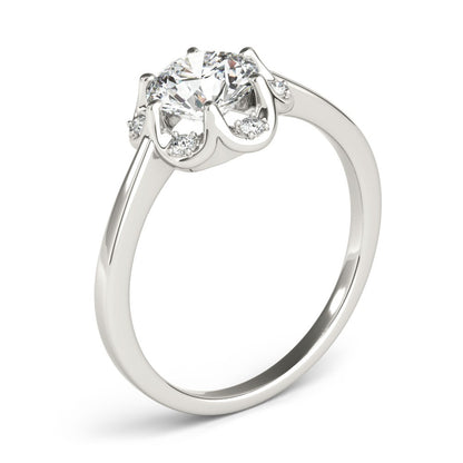 Lab-Grown Diamond 2.00 CT DE/VS Halo Engagement Ring in Platinum
