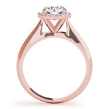  Lab-Grown Diamond Halo Engagement Ring
