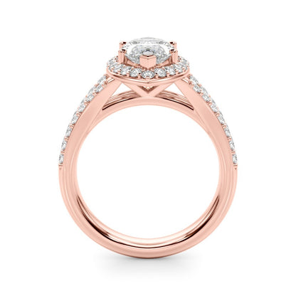2.00Ct DE/VS Lab Grown Marquise Diamond Halo Engagement Ring Platinum