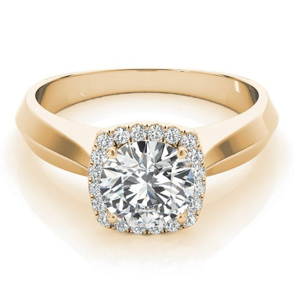 Lab-Grown Diamond Halo Engagement Ring