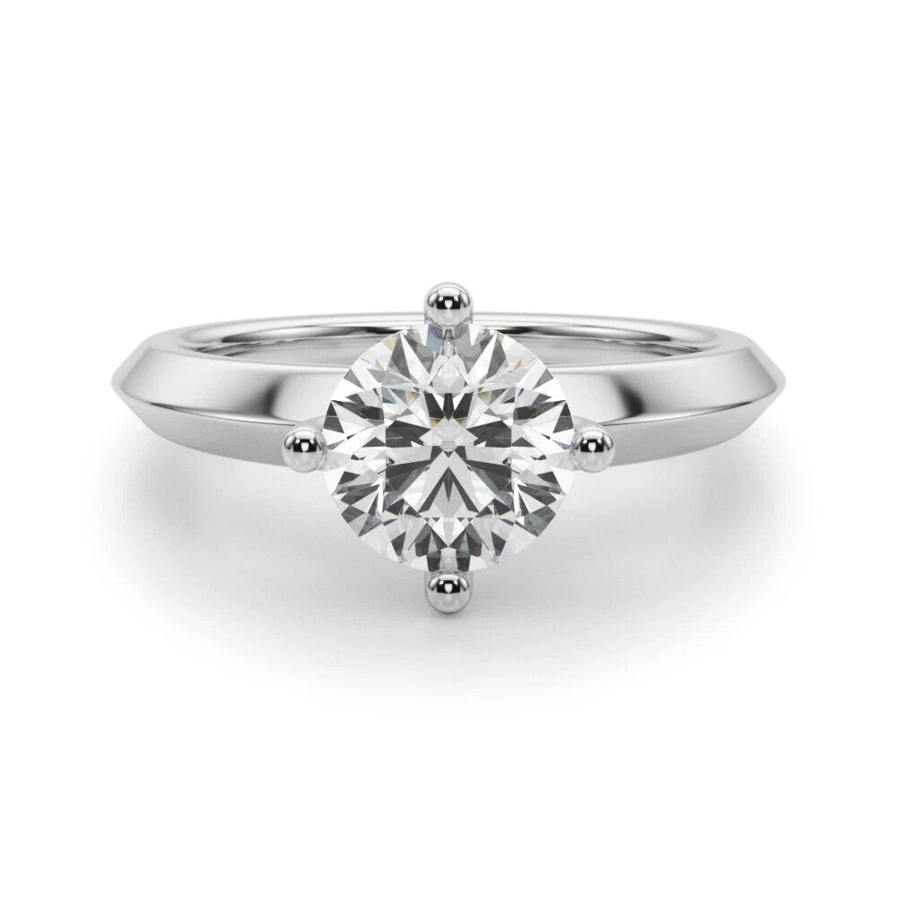IGI Certified D/VS 2.00ct Lab Grown Diamond Solitaire Engagement Platinum Ring