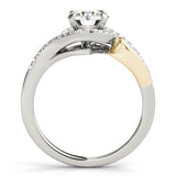 Lab Grown Round Diamond Halo Engagement Ring