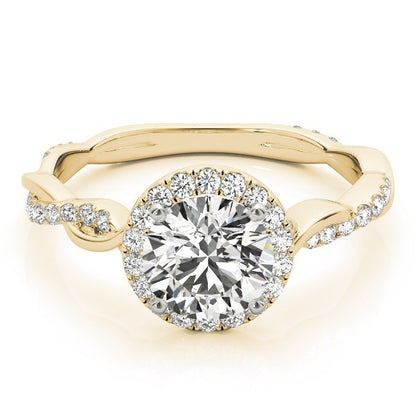 Lab-Grown Diamond 2.00 CT DE/VS Halo Engagement Ring in Platinum