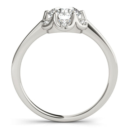 Lab-Grown Diamond 2.00 CT DE/VS Halo Engagement Ring in Platinum