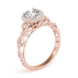 Lab-Grown Diamond Halo Engagement Ring