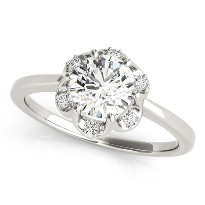Lab-Grown Diamond 2.00 CT DE/VS Halo Engagement Ring in Platinum