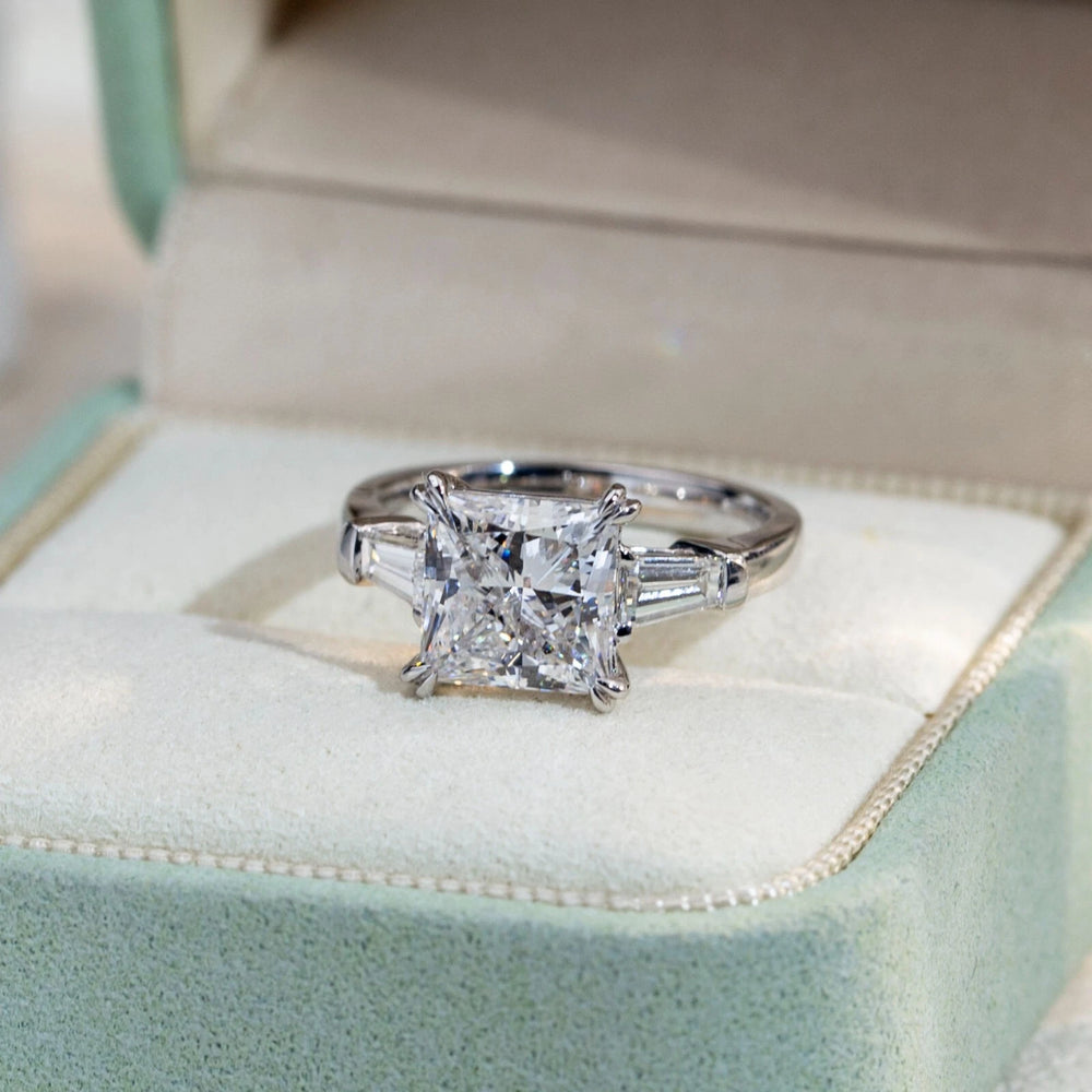 Diamond ring in a jewelry box