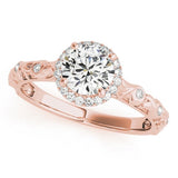 Lab Grown Diamond Halo Engagement Ring