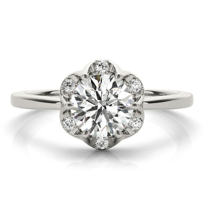 Lab-Grown Diamond 2.00 CT DE/VS Halo Engagement Ring in Platinum