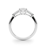 Lab-Grown Marquise Cut Diamond 3 Stone Engagement Ring